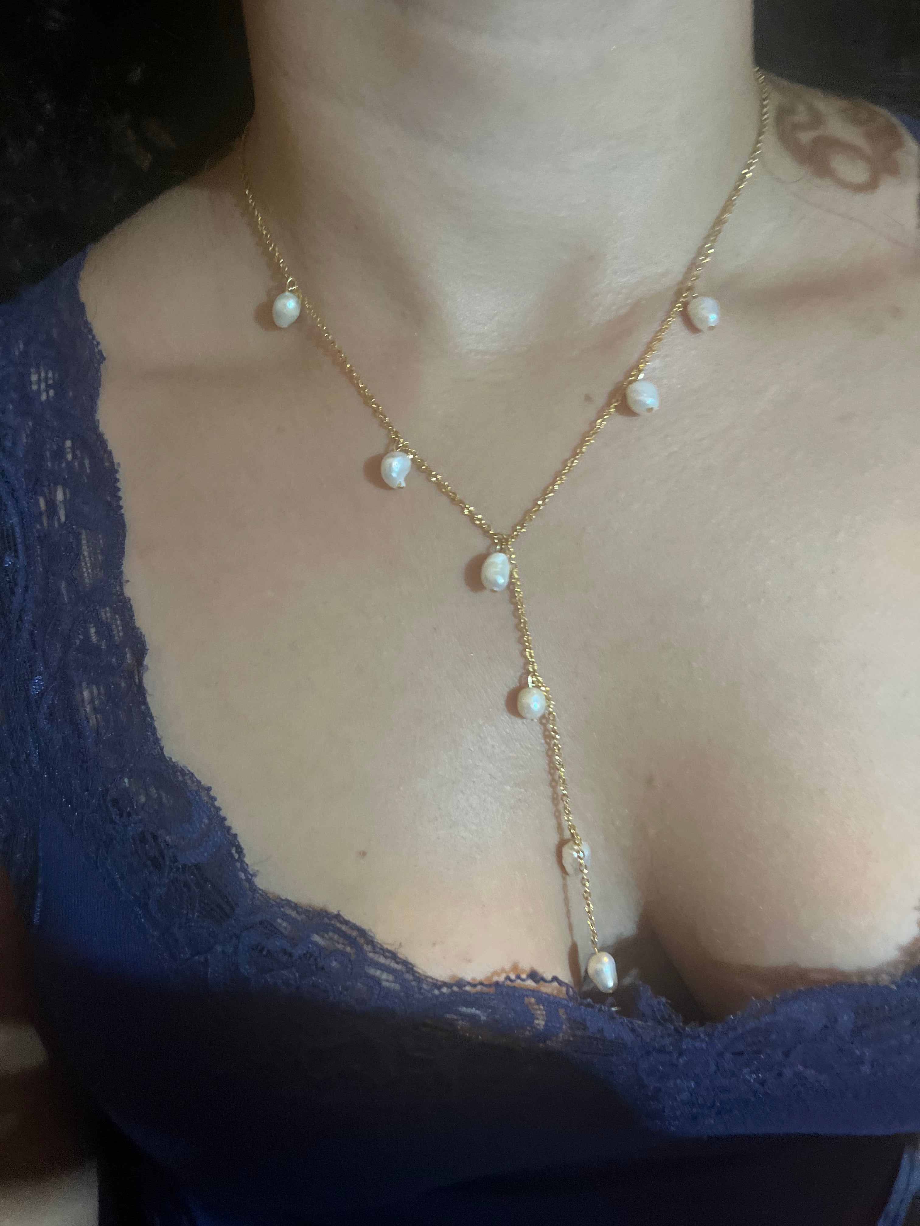 Collier White Pearls