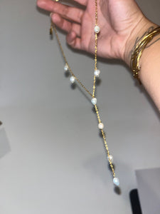 Collier White Pearls