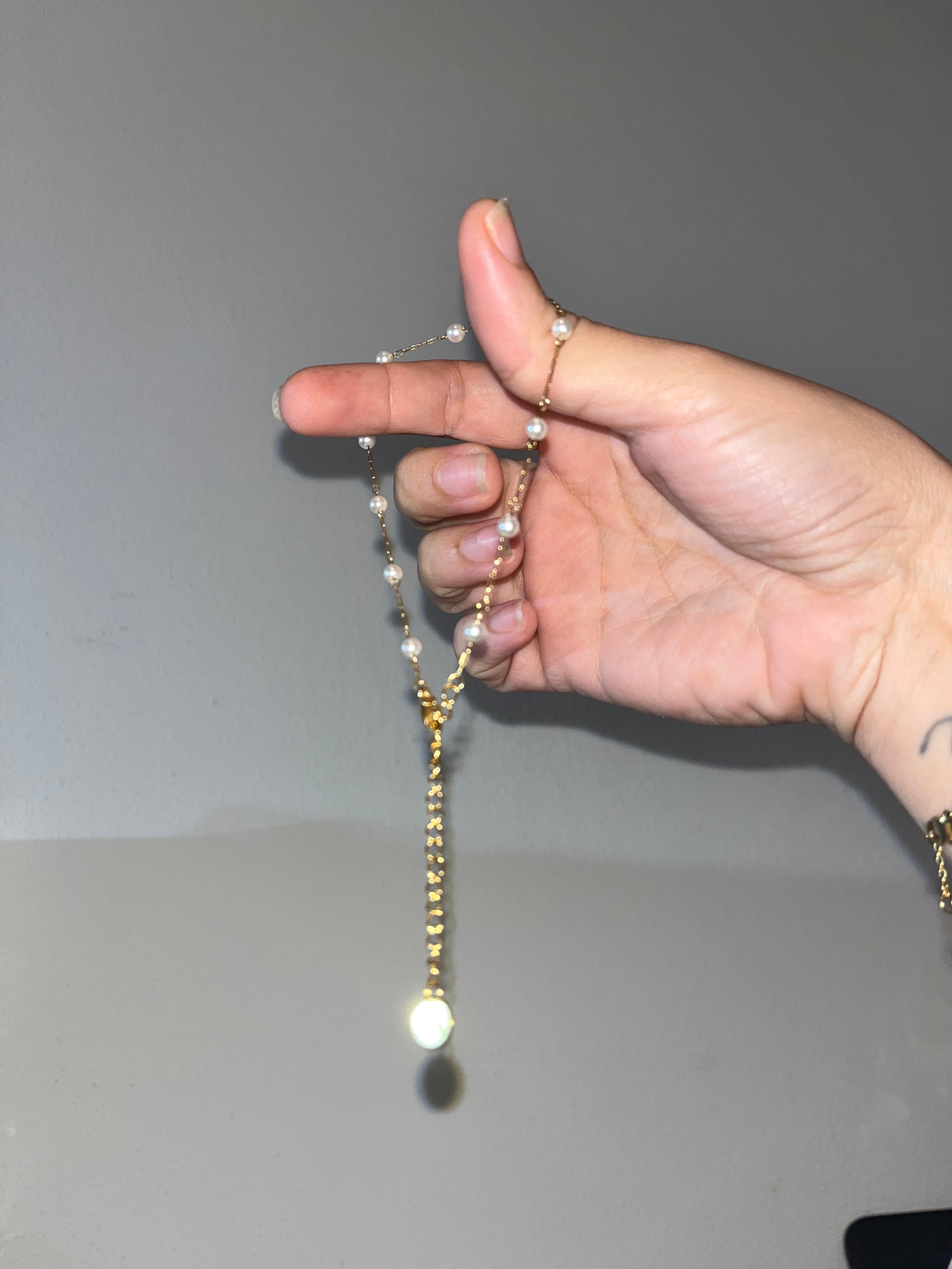 Chaîne de cheville Pearls