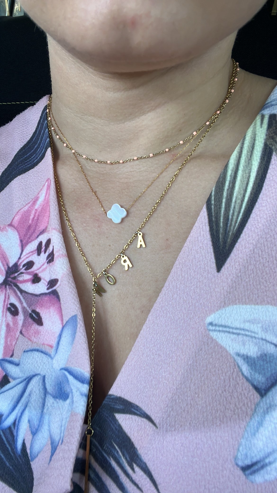 Collier Création Gia Trèfles