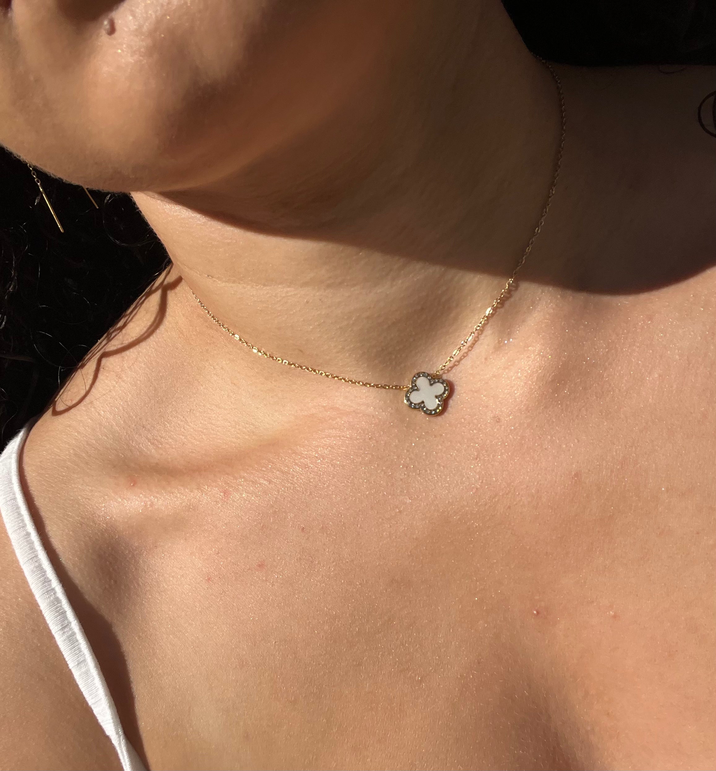 Collier Dame de trèfle