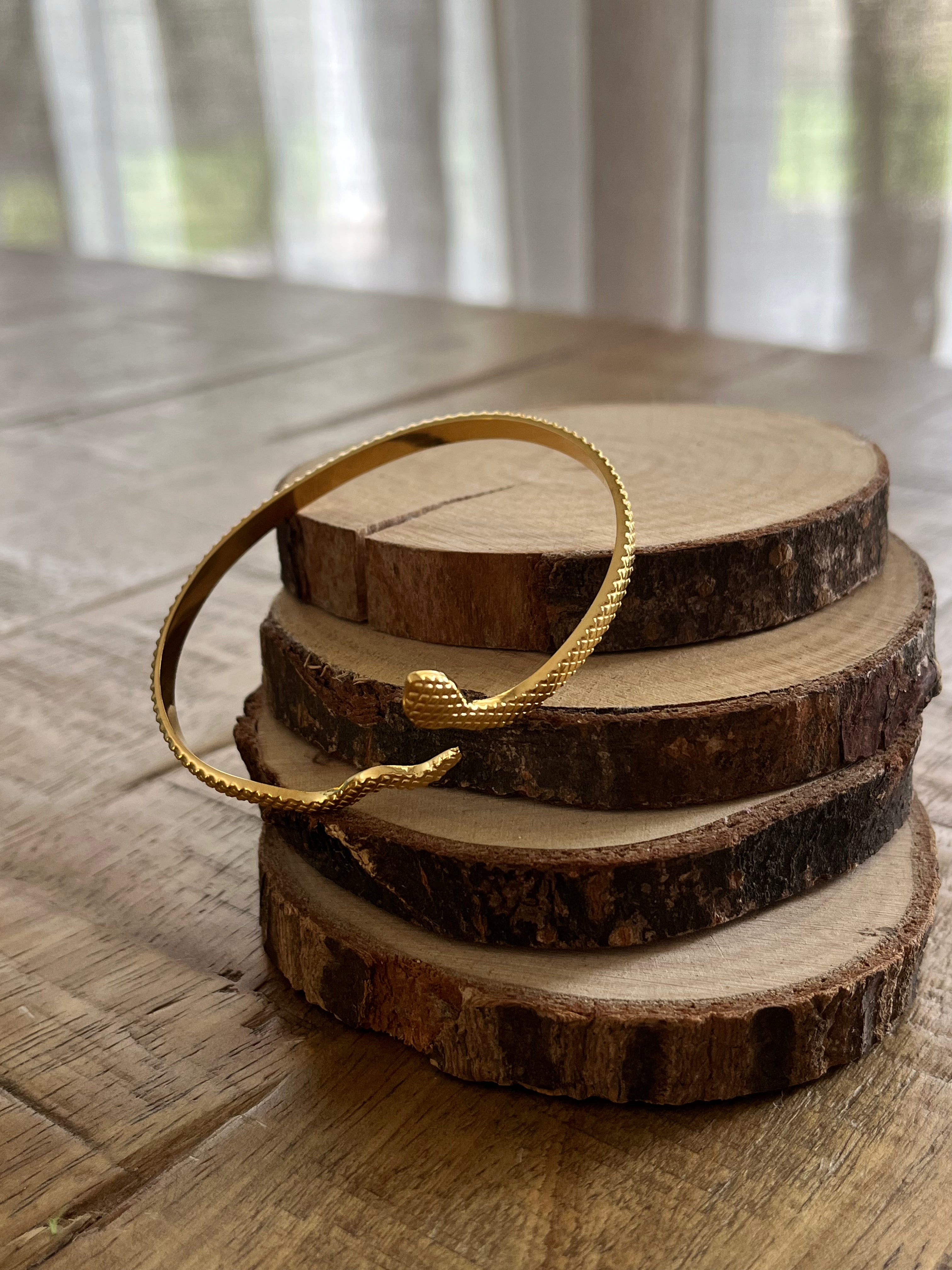 Bracelet jonc Snake