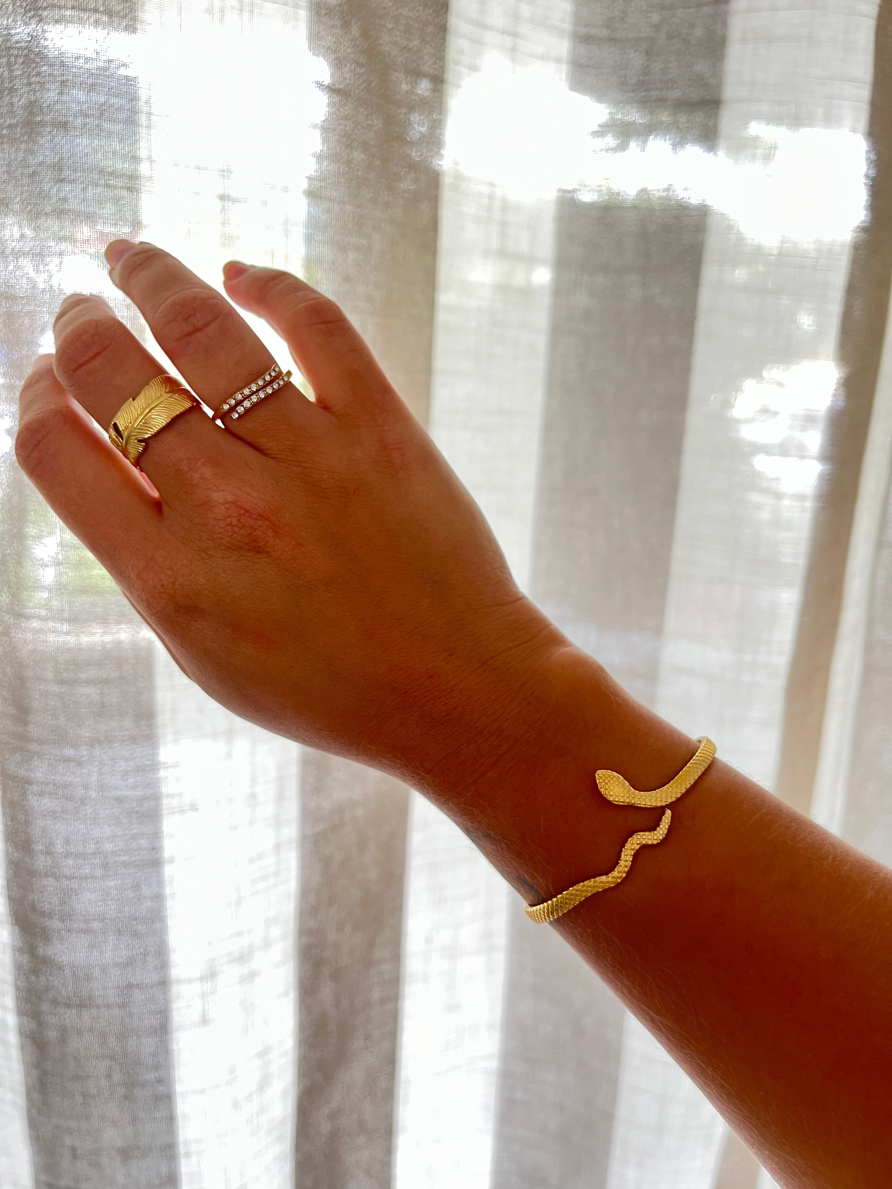 Bracelet jonc Snake